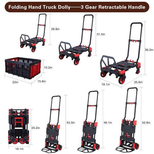 Truck Foldable Handtruck Hand Retractable - Image 3