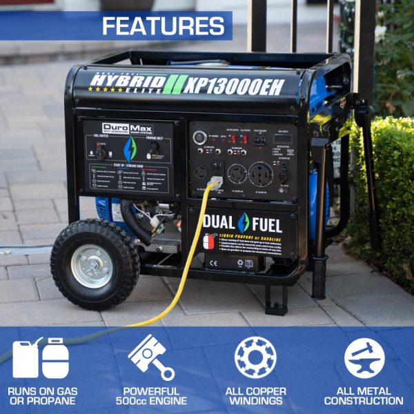 13000-Watt Dual Fuel Hybrid Portable Generator - Image 2