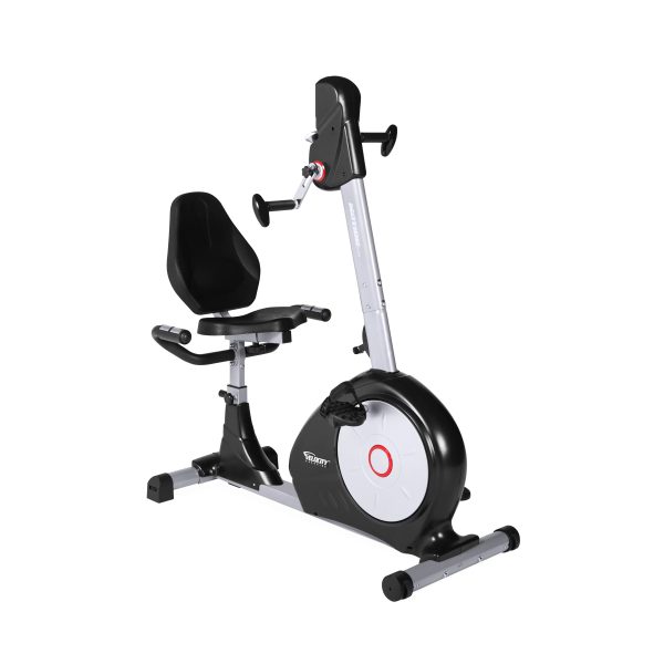 Velocity Dual Motion Recumbent Exercise Bike - Black