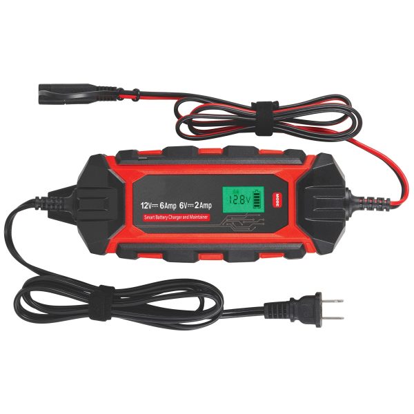 Ultrapro Elite Intelligent Battery Charger and Maintainer, 6V/12V, 6A