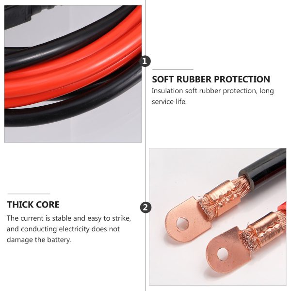 3 M Car Emergency Cable Power Wire Charger Auto Battery Jumper Cables with Connect Plug Booster Copper - Image 4