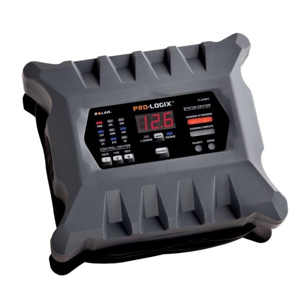 6/12V 20/10/2A SOLAR PRO-LOGIX Battery Charger