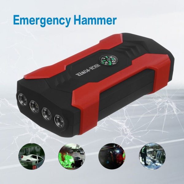 12V Car Jump Starter Portable Power Bank Battery Engine Booster 600A 69800mah - Image 4