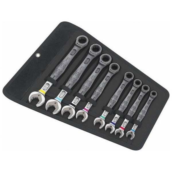 Wera Tools 05020012001 Joker SAE Ratcheting Combination Wrench Set - 8 Piece