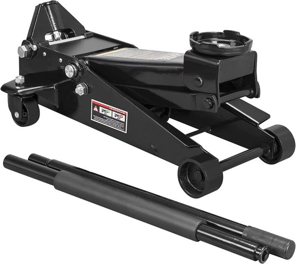 Torin 3 Ton Car Floor Racing Jack Hydraulic Trolley Jack Heavy Duty with Reinforced Lifting Arm,W830023EB