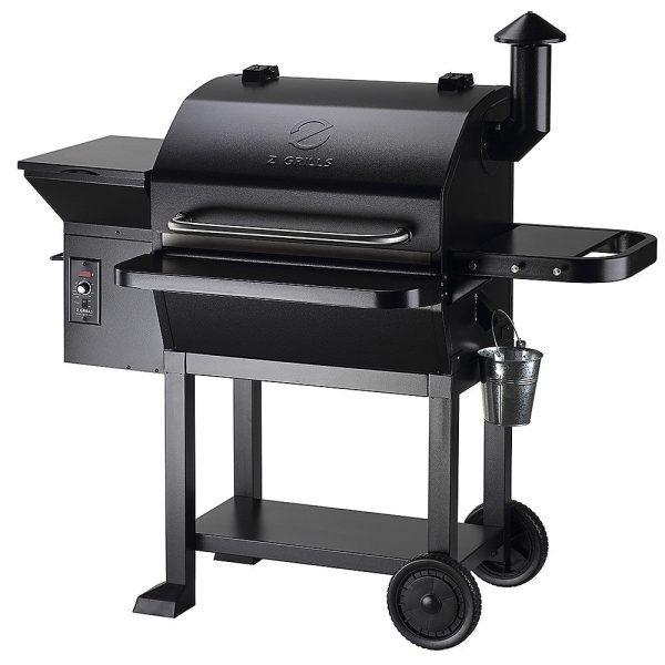 Z Grills - Wood Pellet Grill and Smoker 1060 sq. in. - Black - Image 2