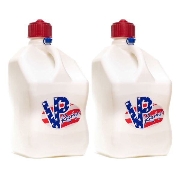 VP Racing 5.5 Gal Motorsport Racing Utility Jug, Patriotic (2 Pack)