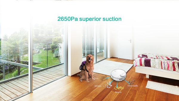 360 - S9 LiDAR Dual-Eye Vacuum+Mop Combo Robot Cleaner - White - Image 4