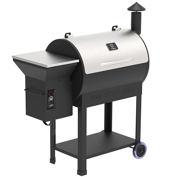 Z Grills - Wood Pellet Grill and Smoker 694 sq. in. - Stainless Steel - Image 4