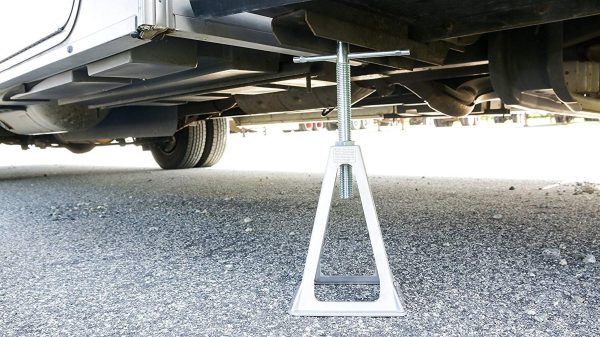 Camco Olympian Aluminum Stack Jacks, Stabilize, Position And Level Your RV, Trailer Or Camper, Can Support Up to 6,000 lbs, Extends 17" - 4 Pack 44560 - Image 2