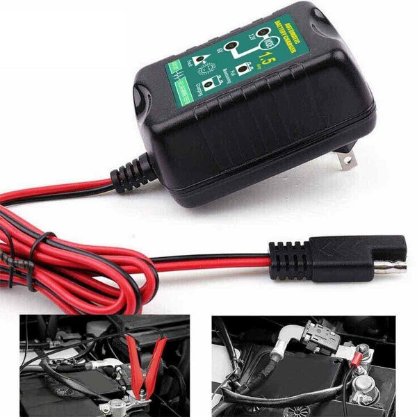 3 PCS 12V Battery Charger Maintainer Trickle for Harley Davidson Motorcycle Car RV - Image 3