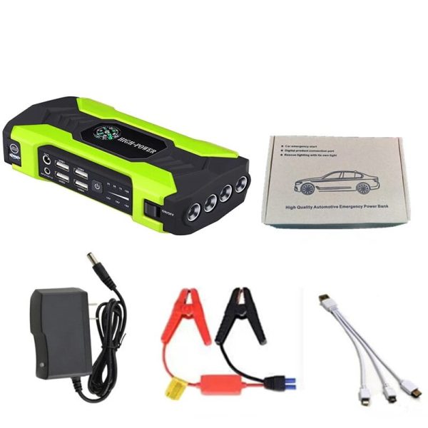 1000A Powerful Car Power Bank 12V Portable Booster Jump Starter Portable Car Jump Starter Powerbank Vehicle Auto Tools