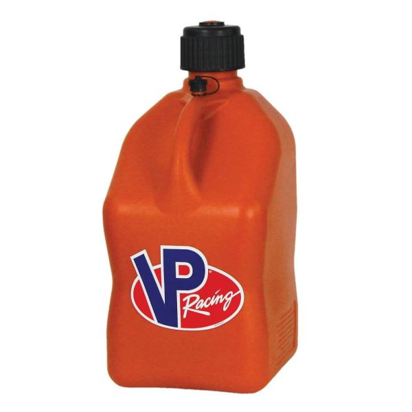 VP Racing Fuels 5.5 Gal Utility Jugs w/ 14 In Deluxe Hoses, Orange (2 Pack) - Image 2