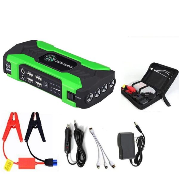 1000A Powerful Car Power Bank 12V Portable Booster Jump Starter Portable Car Jump Starter Powerbank Vehicle Auto Tools - Image 12