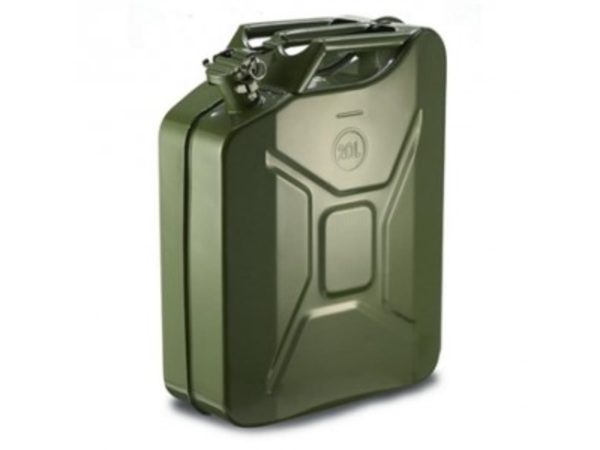 U.S. Spec Military Style Jerry Fuel Can, 20L, OD Green