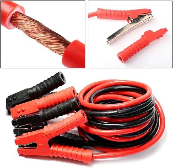 3000A 6M Jump Leads Jump Leads Booster Cables Start Firing Line Power Wire Copper Clip Clamp Boost Cord - Image 7