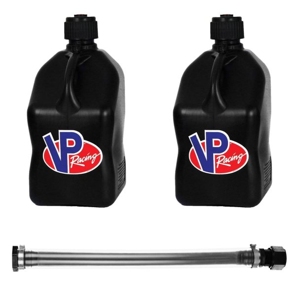 VP Racing Fuels 14 Inch Container Hose & 5 Gallon Jug, Black (2 Pack)