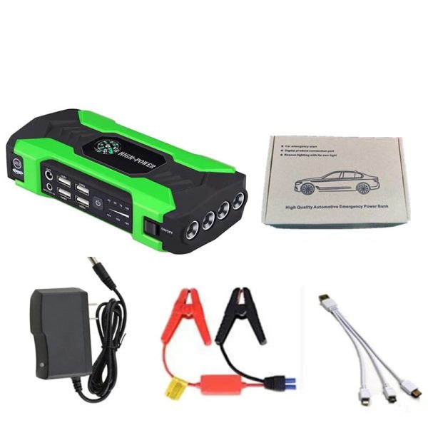 1000A Powerful Car Power Bank 12V Portable Booster Jump Starter Portable Car Jump Starter Powerbank Vehicle Auto Tools