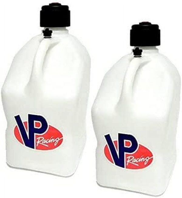 VP Racing Fuels 5 Gallon Square Motorsport Utility Container White 2 Pack - Image 3