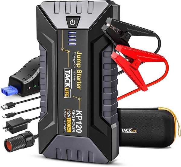 Tacklife KP120 1200A Peak Car Jump Starter