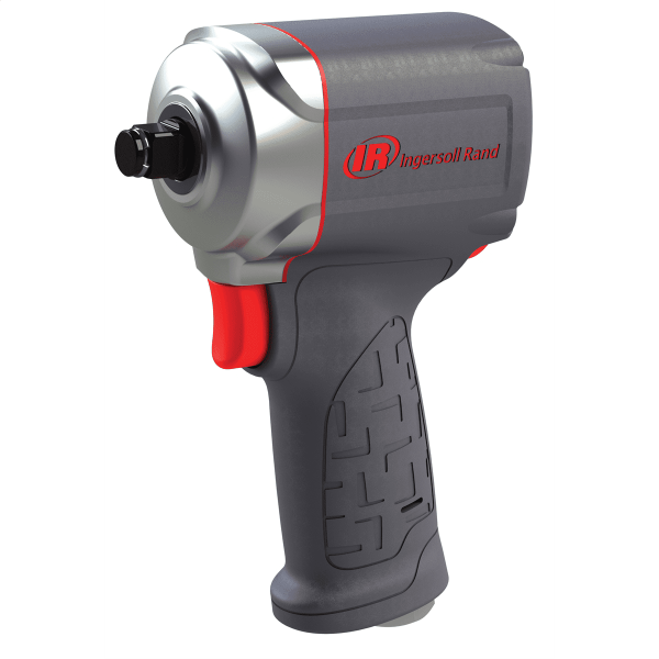 3/8" Air Impact Wrench, Quiet, Ultra Compact, 475 ft-lbs Nut-busting Torque, Maintenance Duty, Pistol Grip