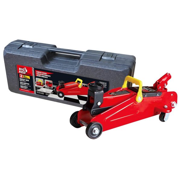 Torin Big Red T82012 2 Ton Hydraulic Trolley Jack with Plastic Case - Image 3