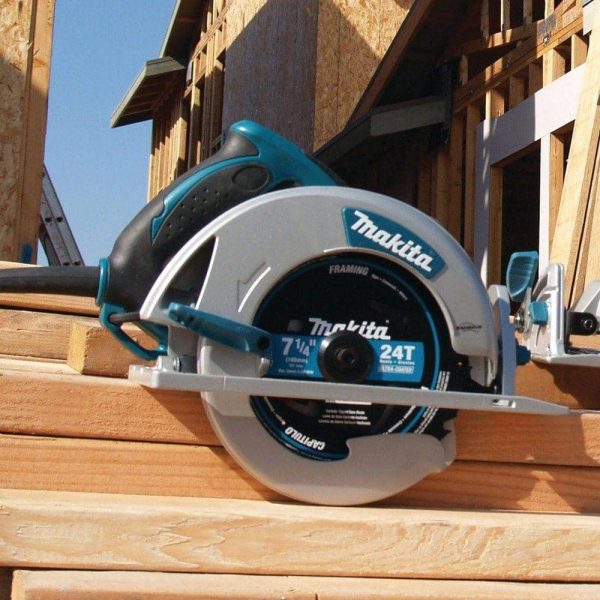 15 Amp 7-1/4 in. Corded Lightweight Magnesium Circular Saw with LED Light, Dust Blower, 24T Carbide blade, Hard Case 5007MG - Image 8