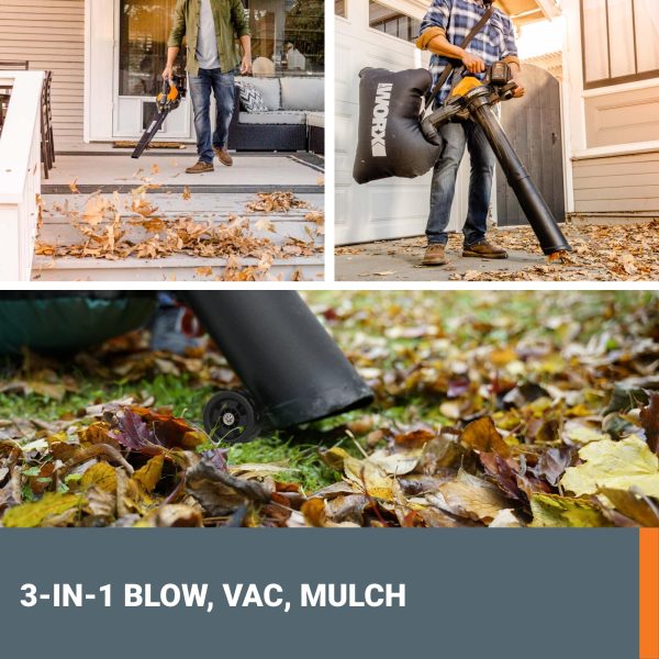 WORX WG583 Cordless Blower Mulcher - Image 3