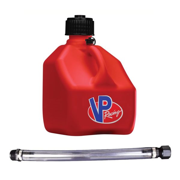 VP Racing 3 Gal Sqre Racing Liquid Container Utility Jug, Red (4 Pk) - Image 2