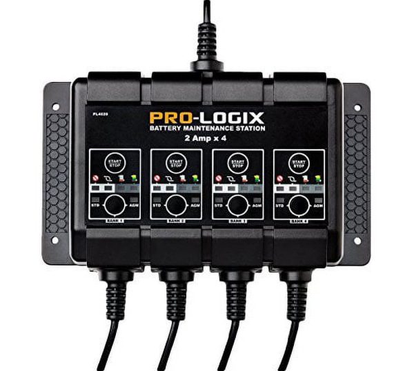 12V 2A 4-Bank SOLAR PRO-LOGIX Battery Charger - Image 2