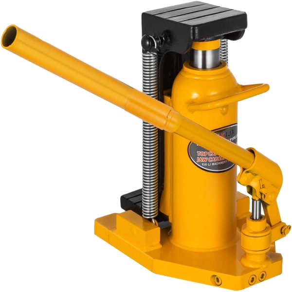 VEVOR Toe Jack Lift Hydraulic Machine Toe Jack Lift Air Hydraulic Toe Jack Proprietary Heat-Treated Steel (10 Ton Yellow)