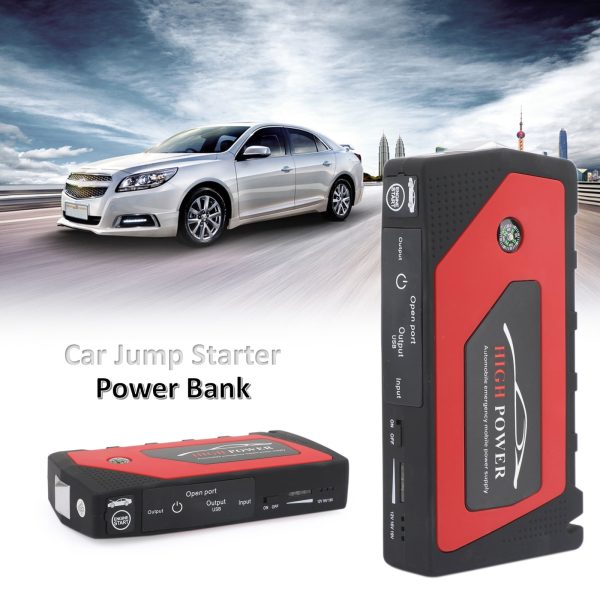 69800mAh Car Jump Starter Portable 4-USB Power Bank Battery Booster Clamp Kits - Image 7