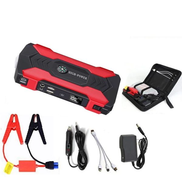 1000A Powerful Car Power Bank 12V Portable Booster Jump Starter Portable Car Jump Starter Powerbank Vehicle Auto Tools - Image 6