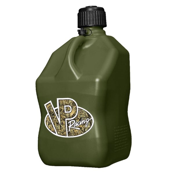 VP Racing Fuels 5.5 Gal Utility Container Jugs (2 Pack) w/ 14 In Hose, Camo - Image 2