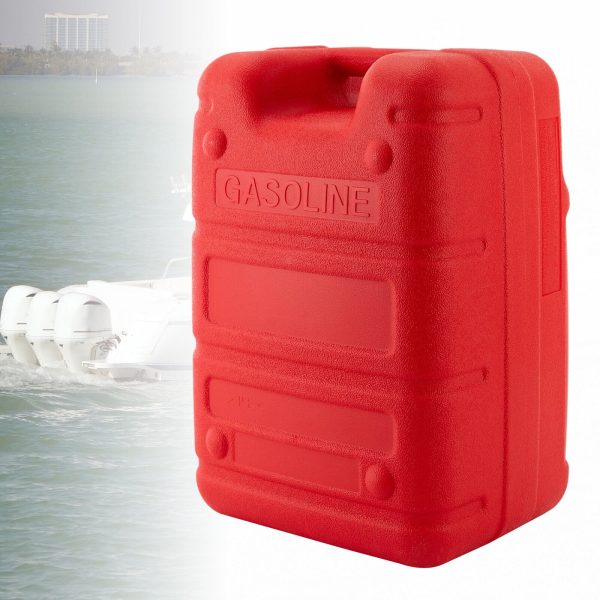 TFCFL Red 6.34 Gallons Portable Boat Fuel Tank Marine Outboard Fuel Tank/Fuel Line - Image 5