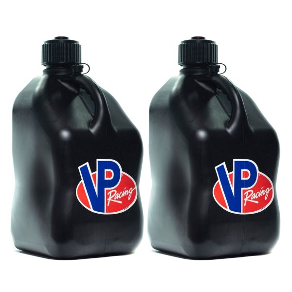 VP Racing 5.5 Gal Motorsport Racing Liquid Container, Black (2 Pack)