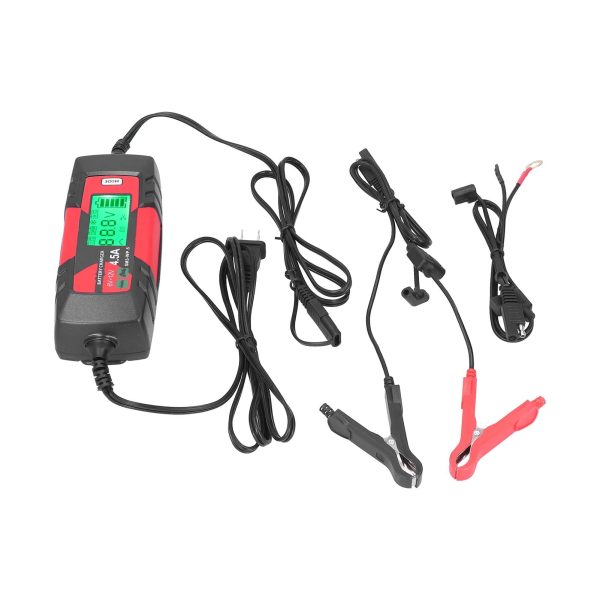 2024 6V 12V Car Battery Charger Intelligent Automatic Batteries Maintainer with LCD Display SM3?WP?5US Plug 120V