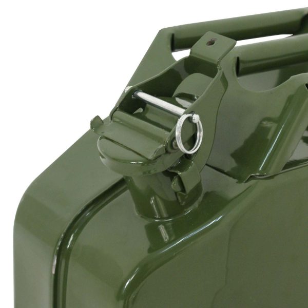 ZENY Jerry Can 5 Gallon Fuel Steel Tank NATO Style Extension Spout Gasoline Storage, 5 Pieces - Image 7