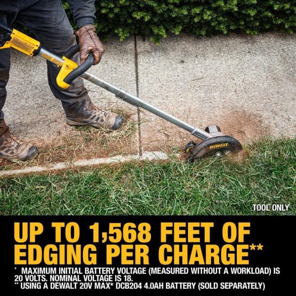 20V MAX* Brushless Cordless Edger Bare Tool DCED400B from - Image 4