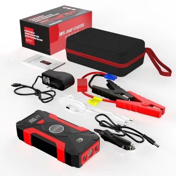 10000mAh Car Jump Starter Power Bank Accessories External Battery Booster Charger 12V Gasoline Petrol Diesel Vehicle Supplies - Image 4