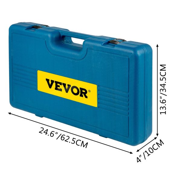 VEVOR Impact Socket Set 3/4 inches 29 Piece Impact Sockets, 6-Point Sockets, Rugged Construction, CR-M0, 3/4inches Drive Socket Set Impact SAE 3/4 inch - 2-1/2 inch, with a Storage Cage - Image 8