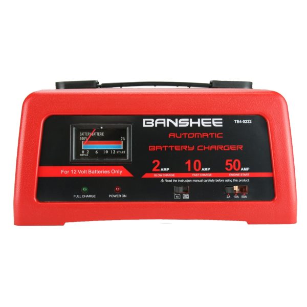 12V battery charger with 2amp slow charger 10 Amp Fast Charger & More - Image 2