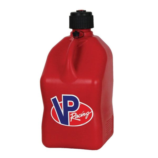 VP Racing Fuels 5.5 Gallon Utility Jugs with Deluxe Hoses, Red (2 Pack) - Image 2