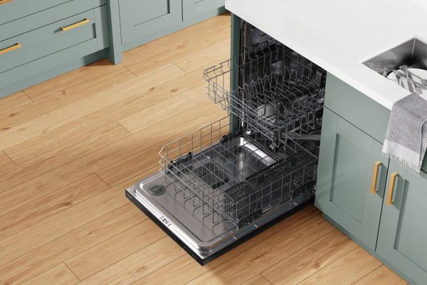 Whirlpool - 24" Top Control Built-In Dishwasher with Stainless Steel Tub, Large Capacity with Tall Top Rack, 50 dBA - Black - Image 14