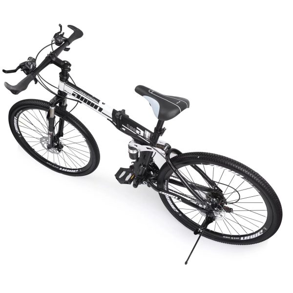 Unisex Adult Mountain Bike Full Suspension 26" 21 Speed MTB Folding Bicycle - Image 6