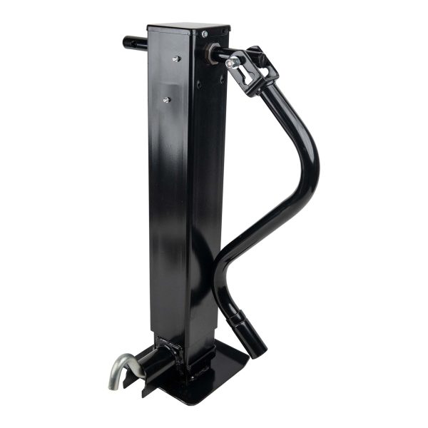 The Trailer Parts Outlet - Drop Leg 12k Trailer Jack - 12000 lb Front Pin Side Wind With Handle