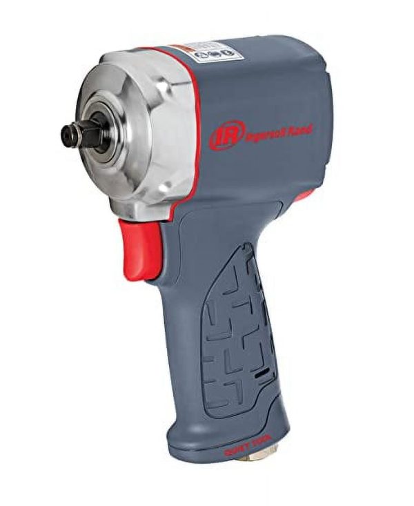 3/8" Air Impact Wrench, Quiet, Ultra Compact, 475 ft-lbs Nut-busting Torque, Maintenance Duty, Pistol Grip - Image 2