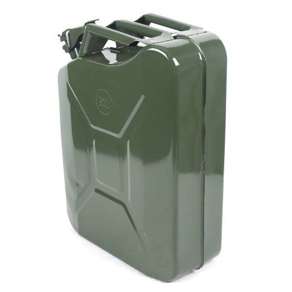 5 Gallon Metal Gas Can Fuel Container Gasoline Refill Tank Emergency Backup Diesel