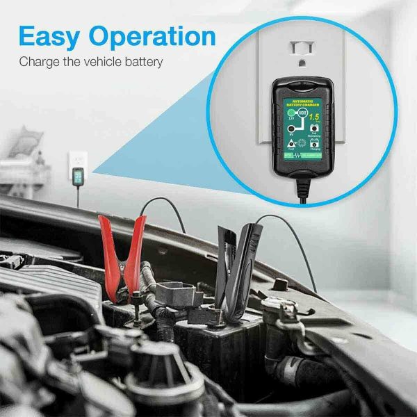 3x Automatic Battery Charger Maintainer Motorcycle Trickle Float For Tender 6V 12V - Image 9