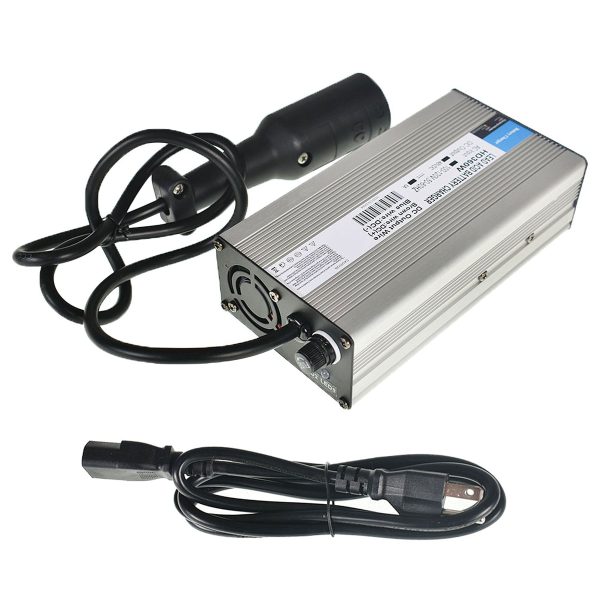 48V 6A Golf Cart Battery Charger Replacement for Club Car Golf Cart Scooters Snap Head 3Pin Plug - Image 2